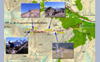  карта и GPS-путь на горе Чегет