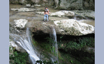  над вторым по течению Агурским водопадом