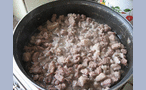  Приготовление жиросублимированного мяса - из 3,5 кг свинины получилось 1,2 кг сухого