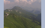  Хребет Аибга в сторону горы Каменный Столб