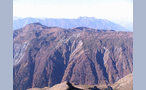  гора Бзерпи, за ней - хребет Аибга